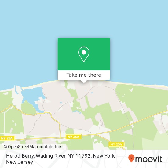 Herod Berry, Wading River, NY 11792 map