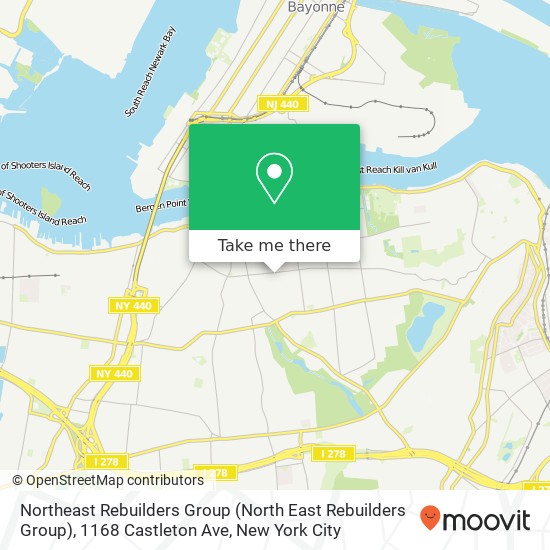 Northeast Rebuilders Group (North East Rebuilders Group), 1168 Castleton Ave map