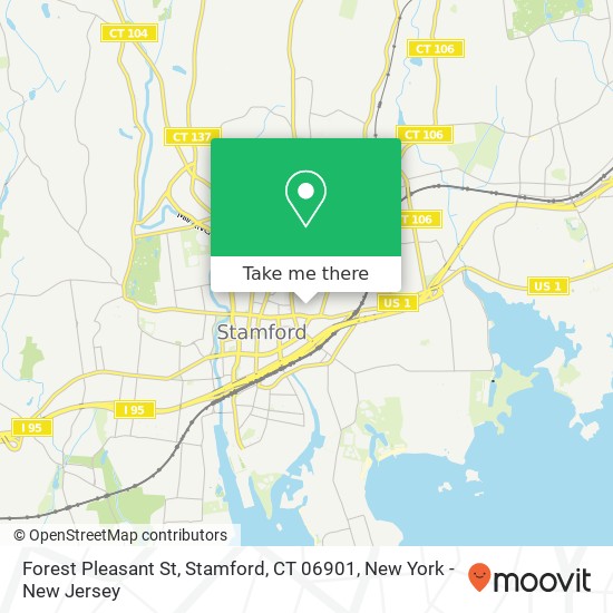 Forest Pleasant St, Stamford, CT 06901 map