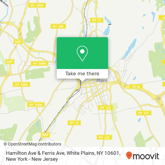 Mapa de Hamilton Ave & Ferris Ave, White Plains, NY 10601