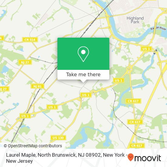 Laurel Maple, North Brunswick, NJ 08902 map