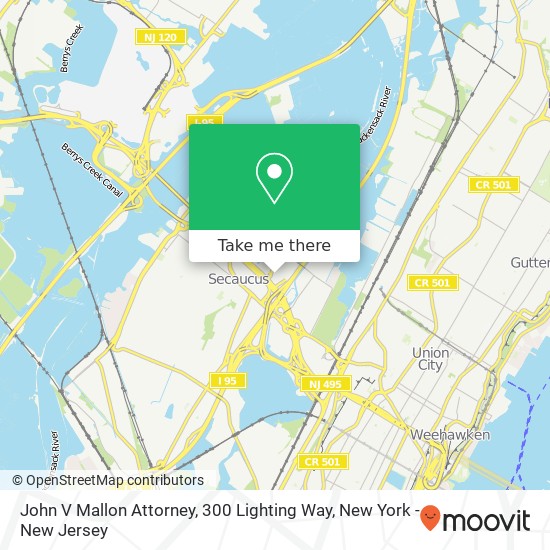 Mapa de John V Mallon Attorney, 300 Lighting Way