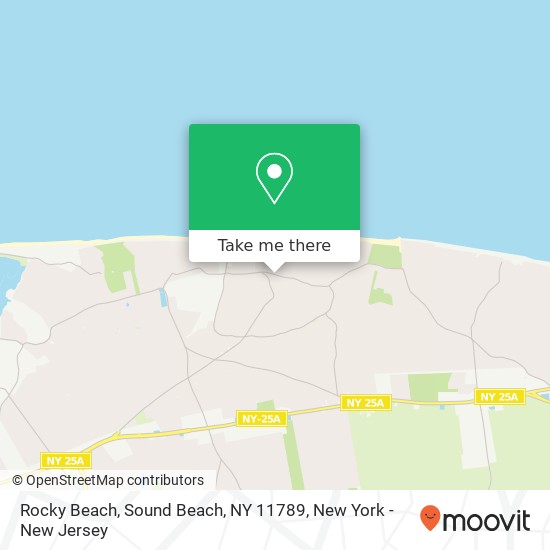 Rocky Beach, Sound Beach, NY 11789 map