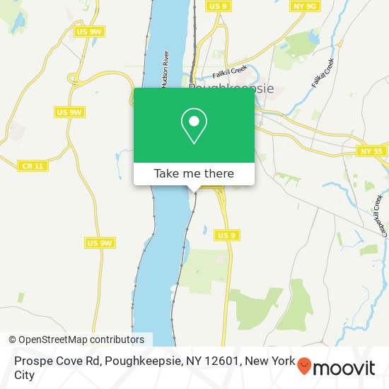 Prospe Cove Rd, Poughkeepsie, NY 12601 map