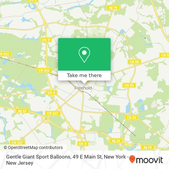 Gentle Giant Sport Balloons, 49 E Main St map