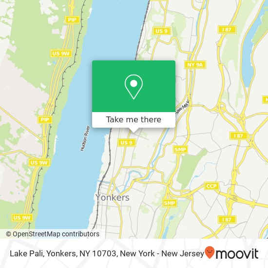 Lake Pali, Yonkers, NY 10703 map