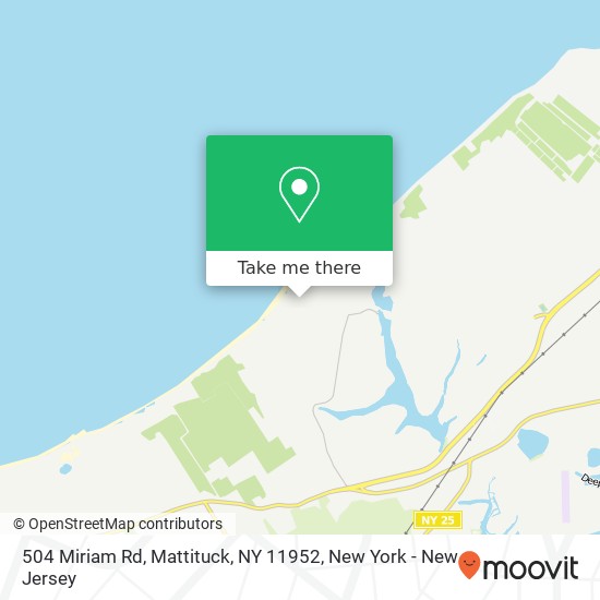 Mapa de 504 Miriam Rd, Mattituck, NY 11952