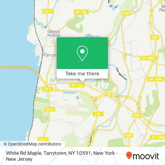 Mapa de White Rd Maple, Tarrytown, NY 10591