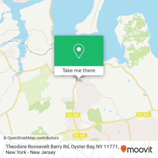 Theodore Roosevelt Berry Rd, Oyster Bay, NY 11771 map