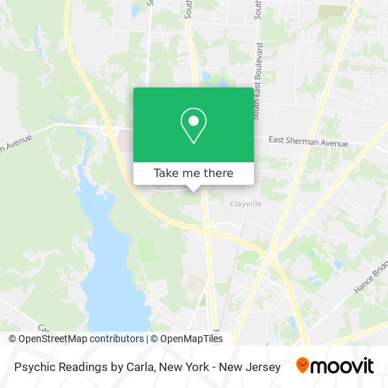 Psychic Readings by Carla map