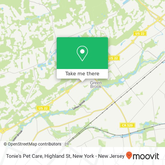 Tonie's Pet Care, Highland St map