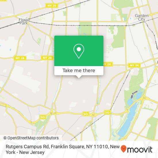 Rutgers Campus Rd, Franklin Square, NY 11010 map