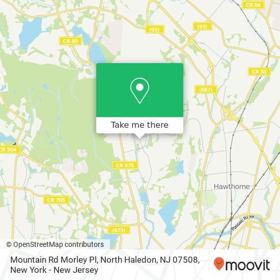 Mapa de Mountain Rd Morley Pl, North Haledon, NJ 07508