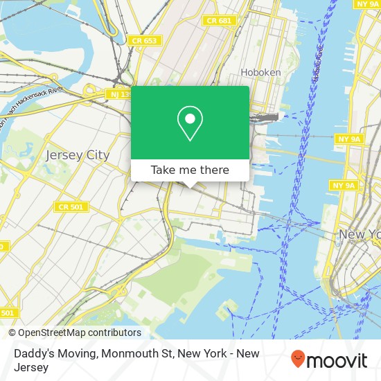 Daddy's Moving, Monmouth St map