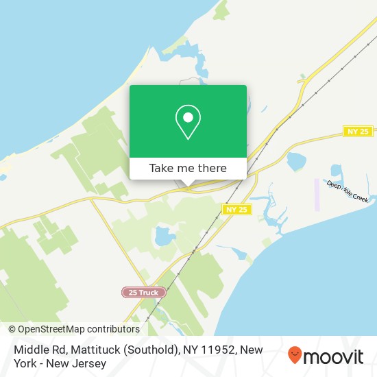 Mapa de Middle Rd, Mattituck (Southold), NY 11952