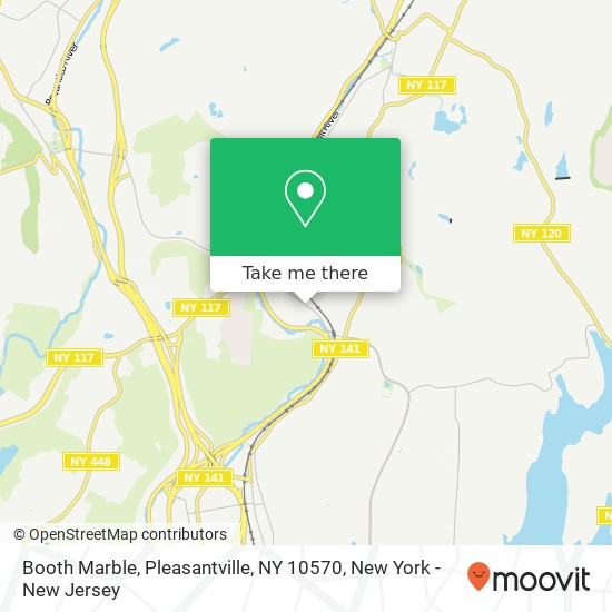 Mapa de Booth Marble, Pleasantville, NY 10570