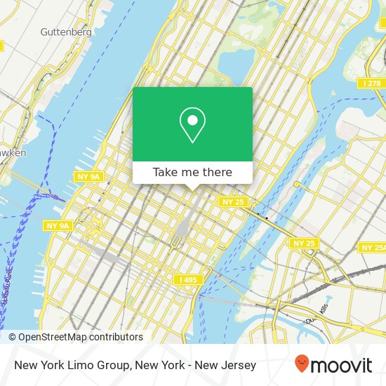 New York Limo Group map