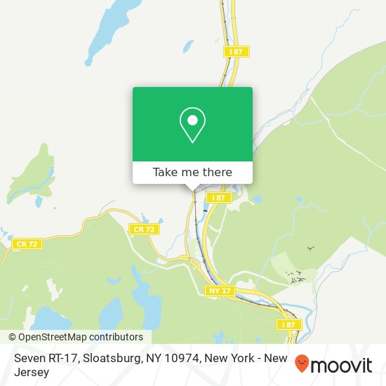 Seven RT-17, Sloatsburg, NY 10974 map