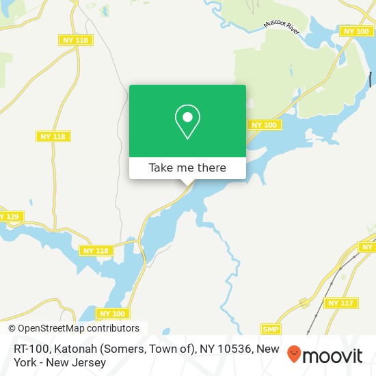 Mapa de RT-100, Katonah (Somers, Town of), NY 10536