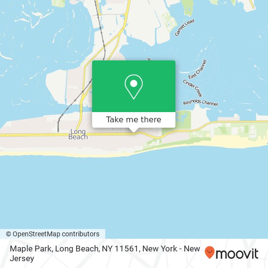 Mapa de Maple Park, Long Beach, NY 11561