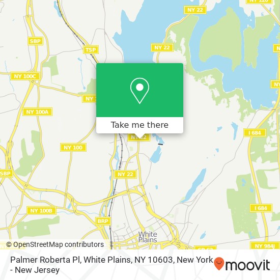 Mapa de Palmer Roberta Pl, White Plains, NY 10603