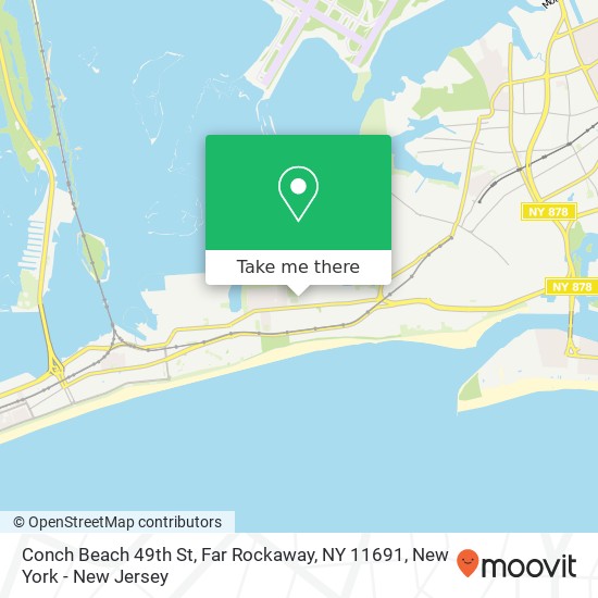 Conch Beach 49th St, Far Rockaway, NY 11691 map