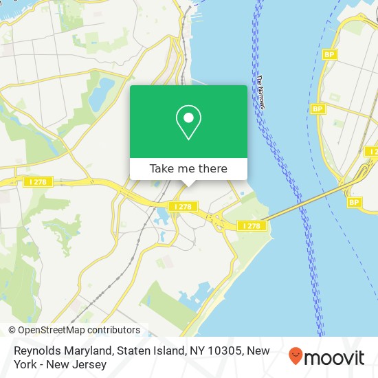 Reynolds Maryland, Staten Island, NY 10305 map