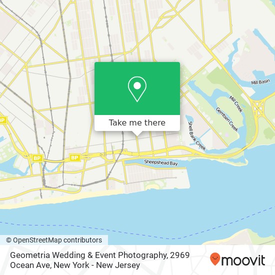 Mapa de Geometria Wedding & Event Photography, 2969 Ocean Ave