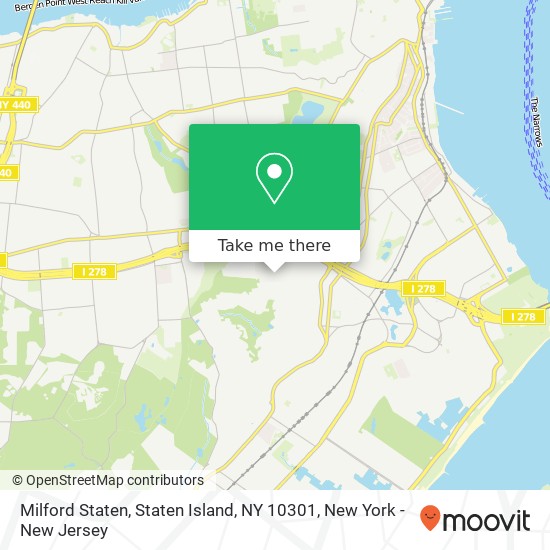 Milford Staten, Staten Island, NY 10301 map