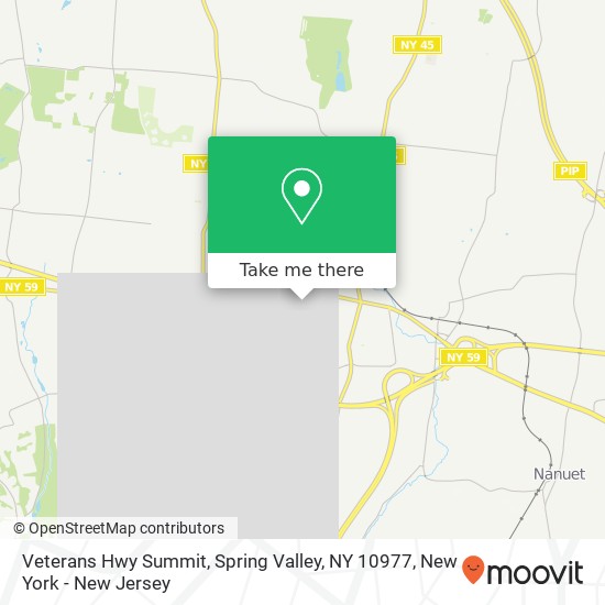 Mapa de Veterans Hwy Summit, Spring Valley, NY 10977
