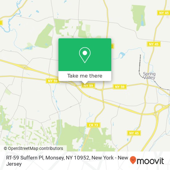 RT-59 Suffern Pl, Monsey, NY 10952 map