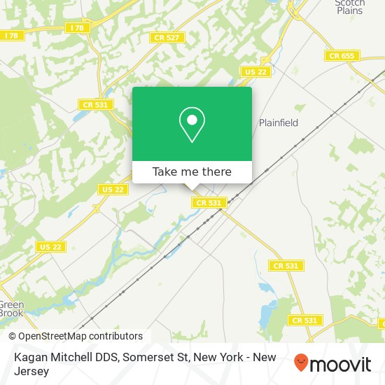 Mapa de Kagan Mitchell DDS, Somerset St