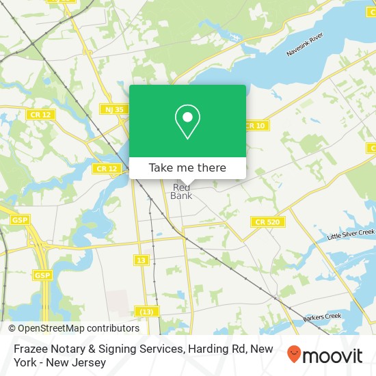 Mapa de Frazee Notary & Signing Services, Harding Rd