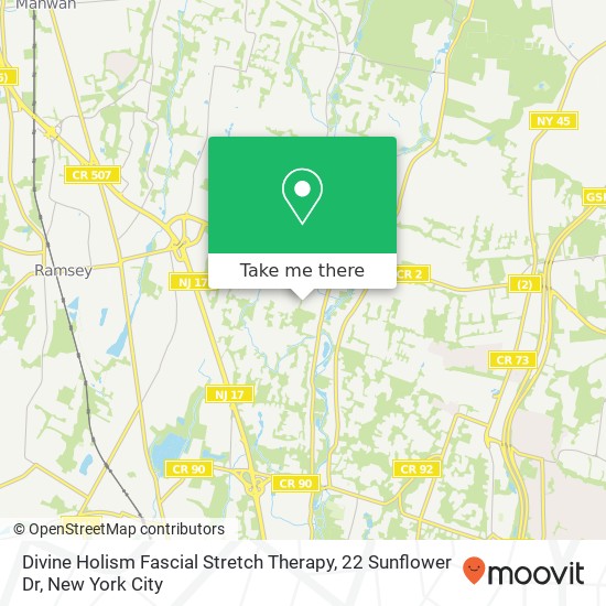 Divine Holism Fascial Stretch Therapy, 22 Sunflower Dr map