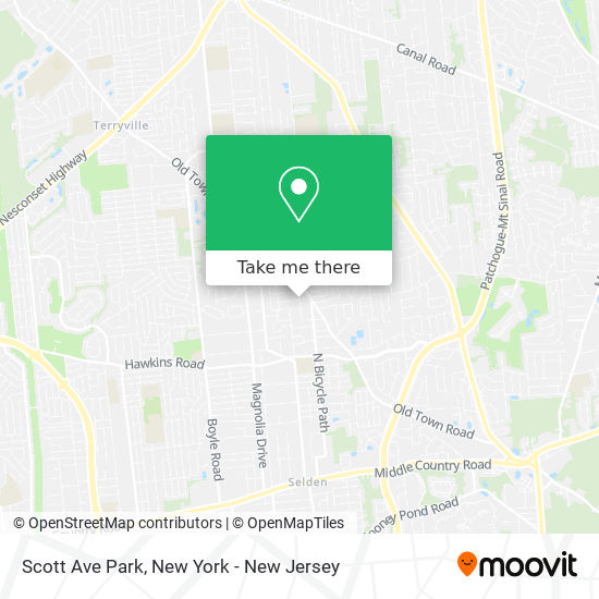 Scott Ave Park map