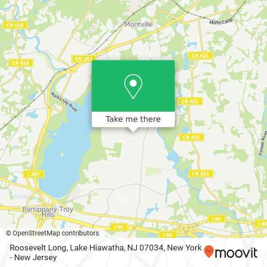 Roosevelt Long, Lake Hiawatha, NJ 07034 map