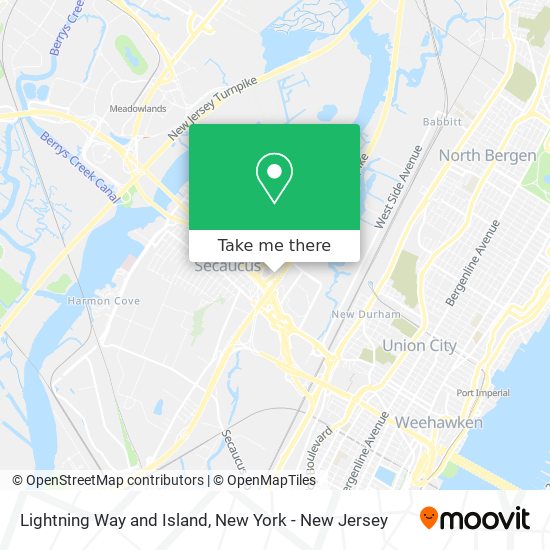 Lightning Way and Island map