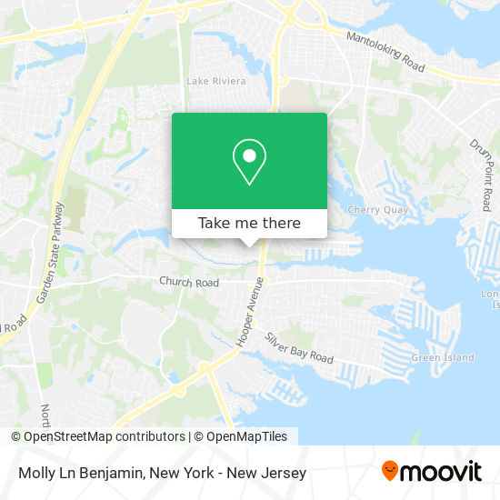 Molly Ln Benjamin map
