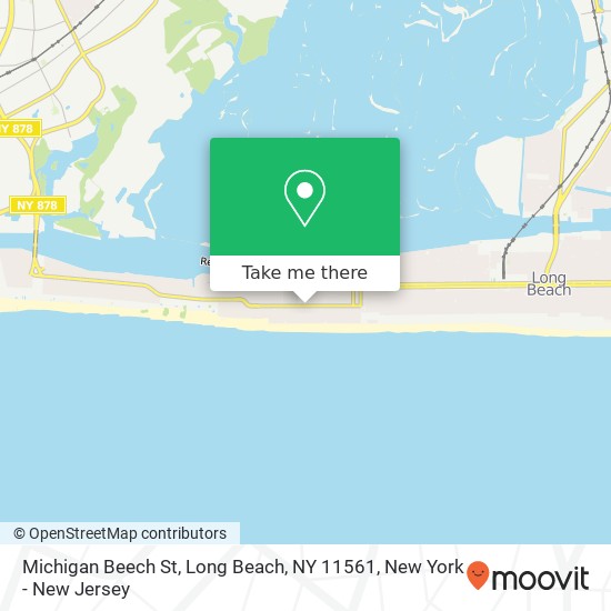 Michigan Beech St, Long Beach, NY 11561 map
