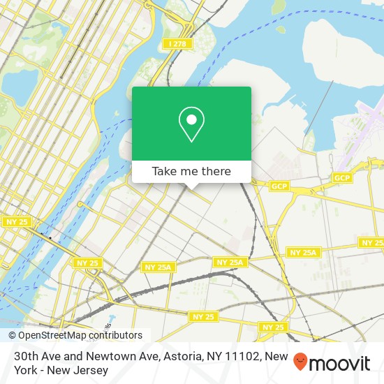 30th Ave and Newtown Ave, Astoria, NY 11102 map