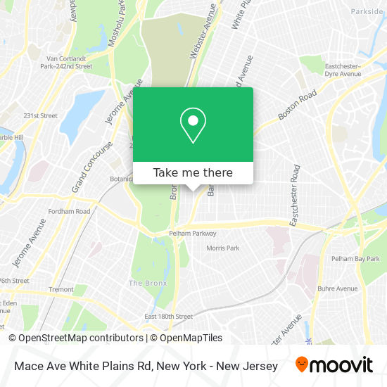 Mapa de Mace Ave White Plains Rd