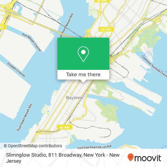 Slimnglow Studio, 811 Broadway map