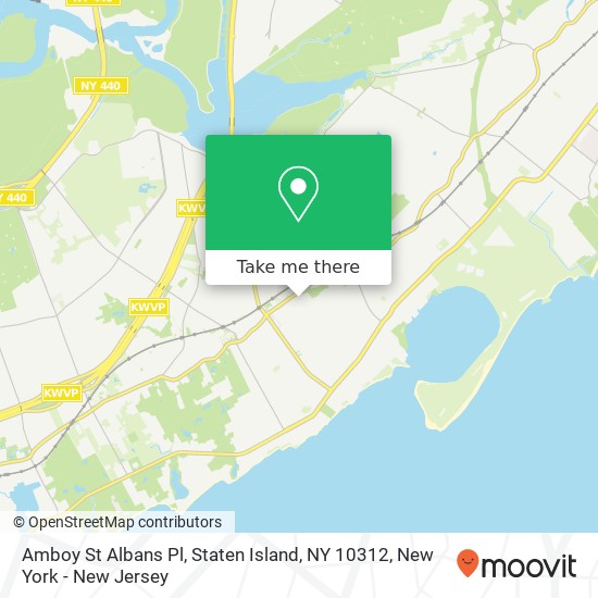 Amboy St Albans Pl, Staten Island, NY 10312 map