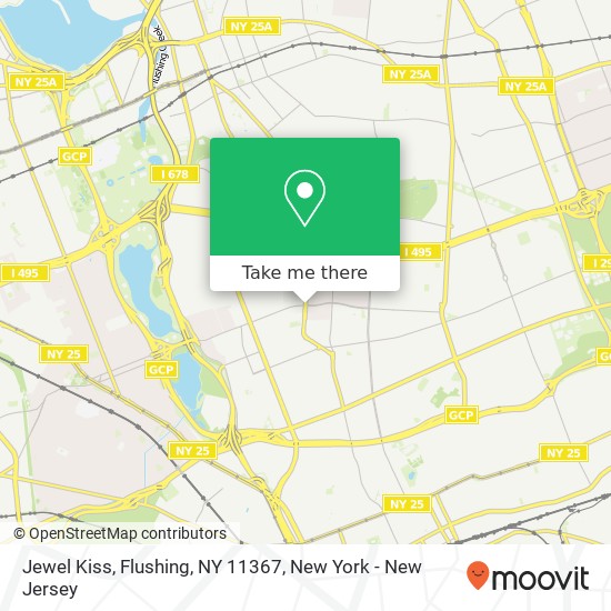 Jewel Kiss, Flushing, NY 11367 map