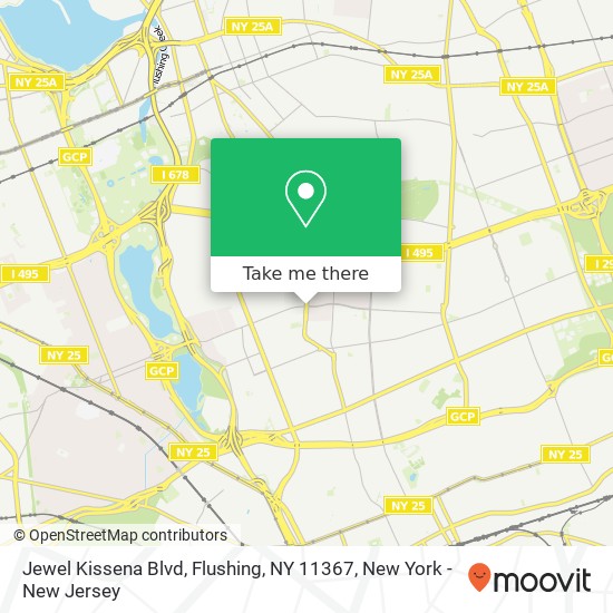 Jewel Kissena Blvd, Flushing, NY 11367 map