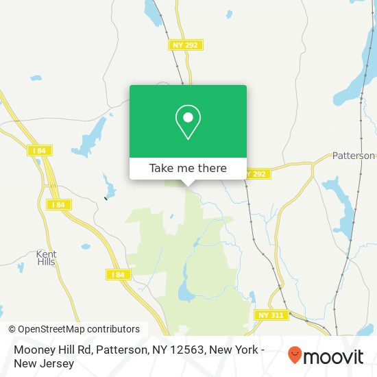 Mapa de Mooney Hill Rd, Patterson, NY 12563