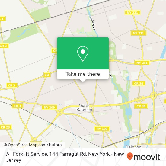 All Forklift Service, 144 Farragut Rd map