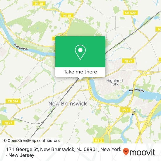 171 George St, New Brunswick, NJ 08901 map