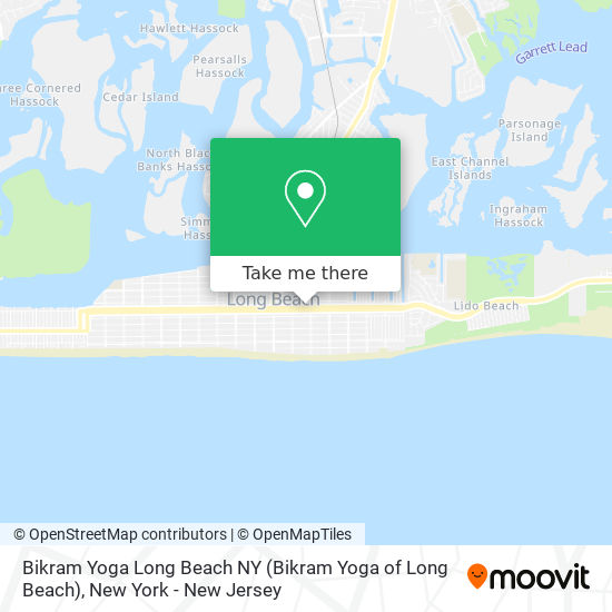 Mapa de Bikram Yoga Long Beach NY