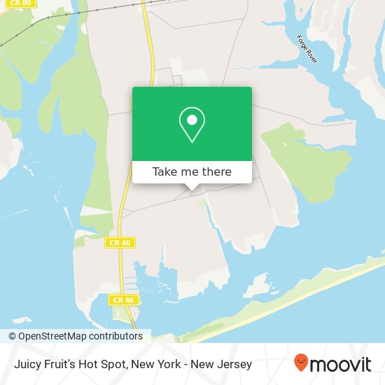 Juicy Fruit's Hot Spot map